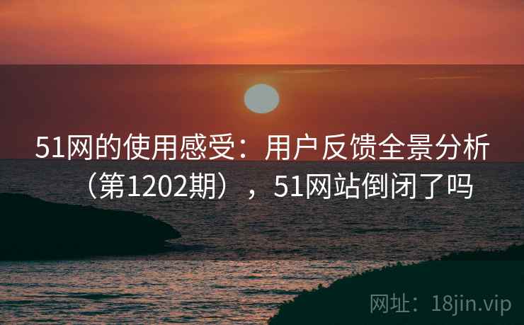 51网的使用感受:用户反馈全景分析(第1202期),51网站倒闭了吗 51网的使用感受:用户反馈全景分析(第1202期),51网站倒闭了吗