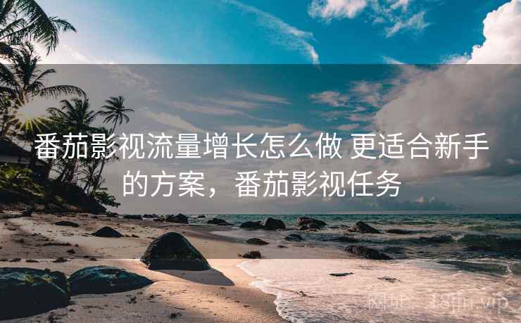 番茄影视流量增长怎么做 更适合新手的方案，番茄影视任务