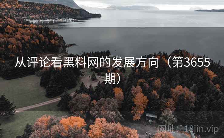 从评论看黑料网的发展方向（第3655期）