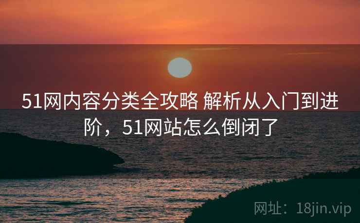 51网内容分类全攻略 解析从入门到进阶，51网站怎么倒闭了