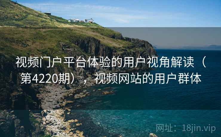 视频门户平台体验的用户视角解读（第4220期），视频网站的用户群体